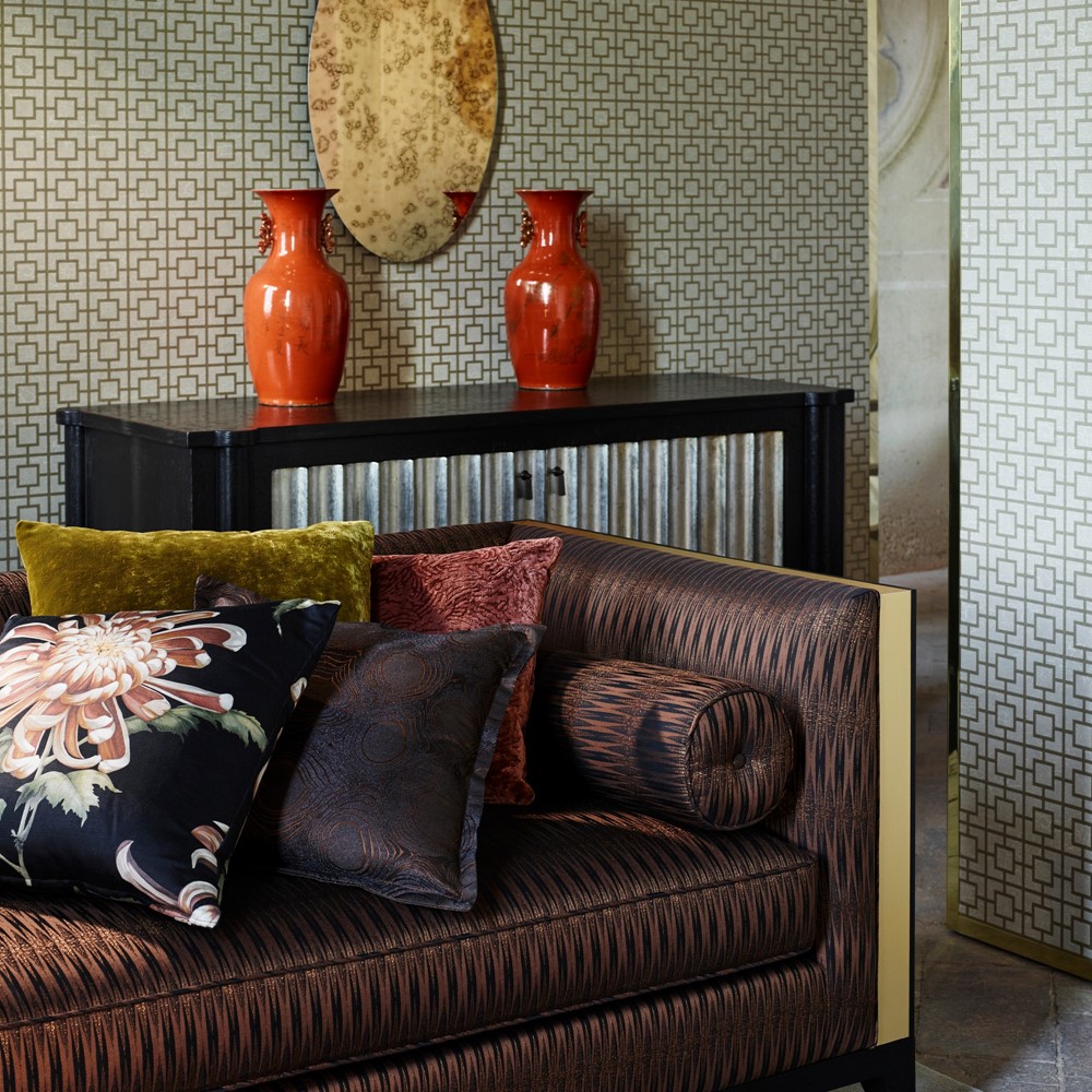 Seizo Raku Wallpaper 312820 by Zoffany in Smoked Pearl